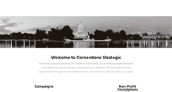 Desktop Screenshot of cornerstone-strategic.com